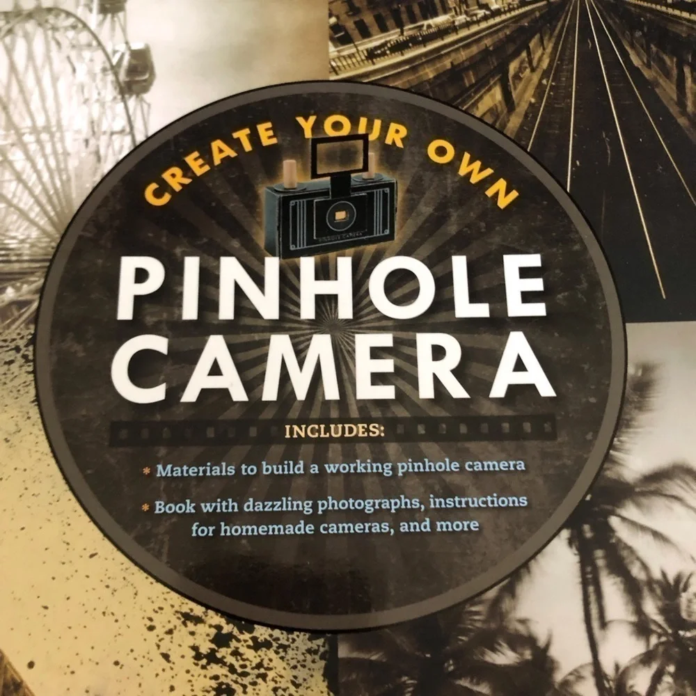 Create your own pinhole camera kit set